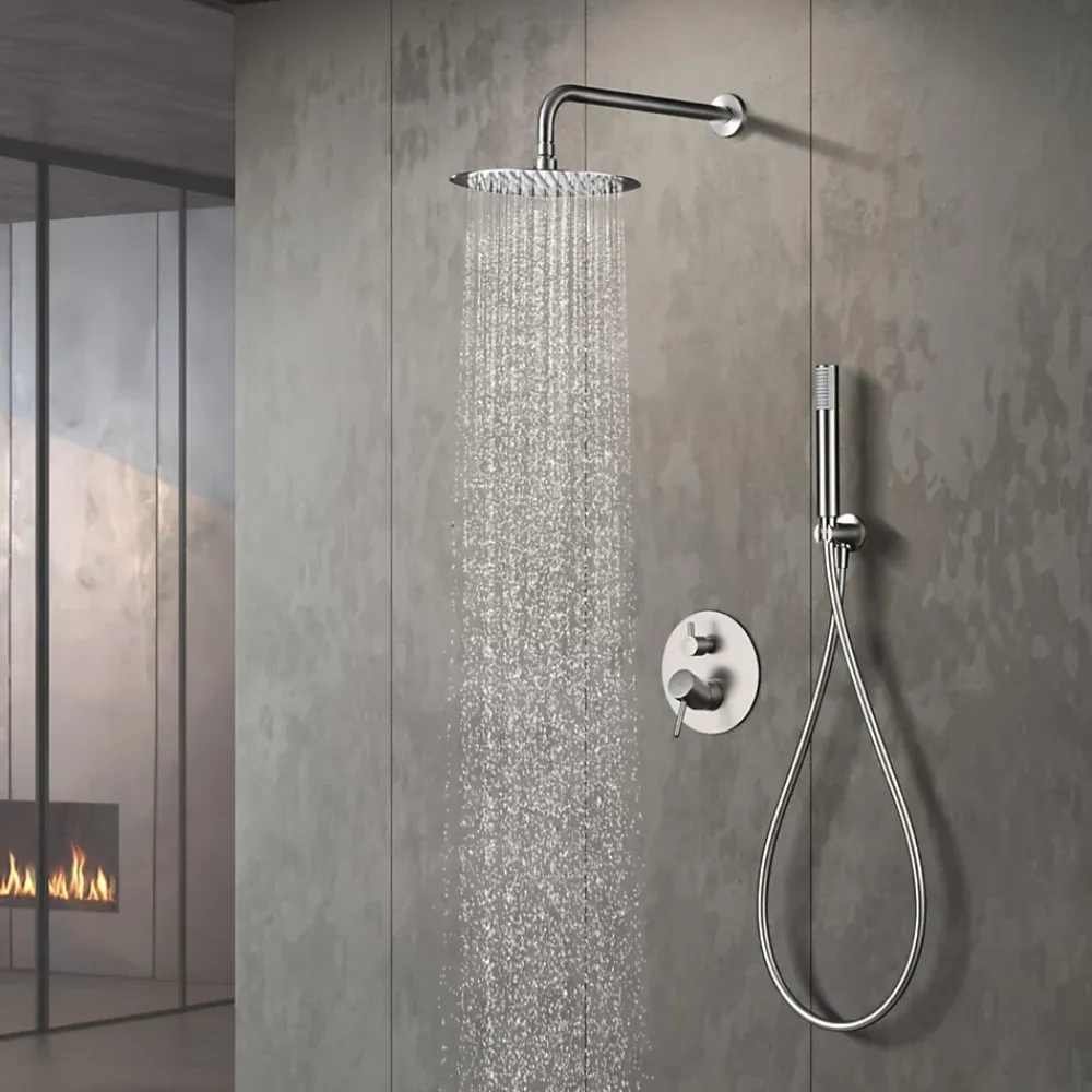 Colonne De Douche Encastrable|Imex Colonne de Douche Encastrée Anti-Calcaire Chrome MONZA GPM039