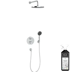 Colonne De Douche Encastrable|Jacob Delafon Colonne de douche encastrée thermostatique Modulo + nettoyant