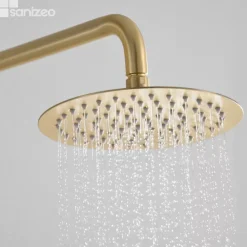 Imex Colonne de Douche Encastrée Anti-Calcaire Or Brossé DELOS GPD055/OC