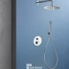 Colonne De Douche Encastrable|Imex Colonne de Douche Encastrée Thermostatique Anti-Calcaire Chrome GENOVA GTG053