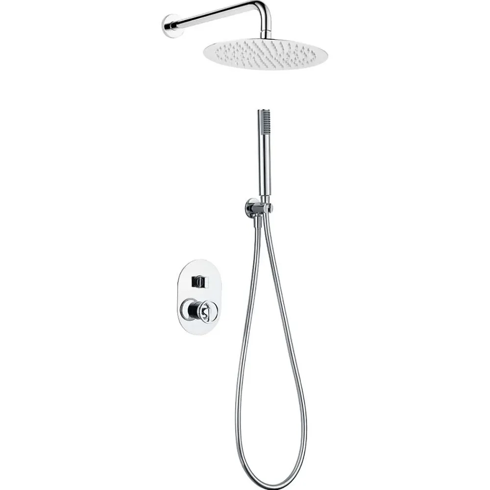 Imex Colonne de Douche Encastrée Anti-Calcaire Chrome OLIMPO GPC033