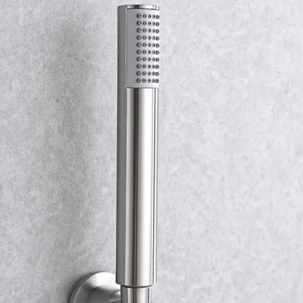 Colonne De Douche Encastrable|Imex Colonne de Douche Encastrée Thermostatique Anti-Calcaire Nickel Brossé MONZA GTD038/NQ