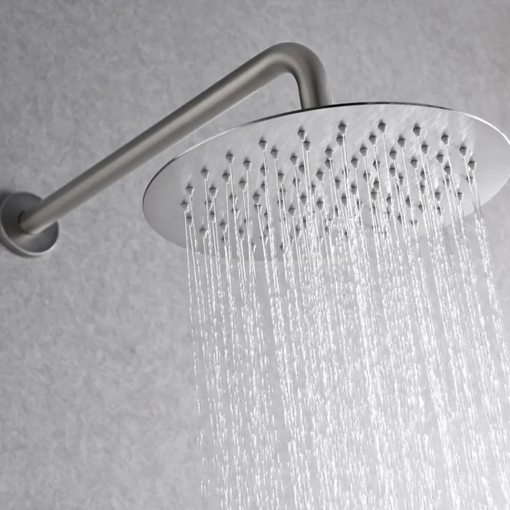 Colonne De Douche Encastrable|Imex Colonne de Douche Encastrée Thermostatique Anti-Calcaire Nickel Brossé MONZA GTD038/NQ