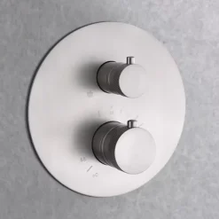 Colonne De Douche Encastrable|Imex Colonne de Douche Encastrée Thermostatique Anti-Calcaire Nickel Brossé MONZA GTD038/NQ