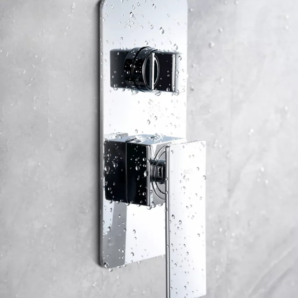 Imex Colonne de Douche Encastrée Anti-Calcaire Chrome PISA GPP048