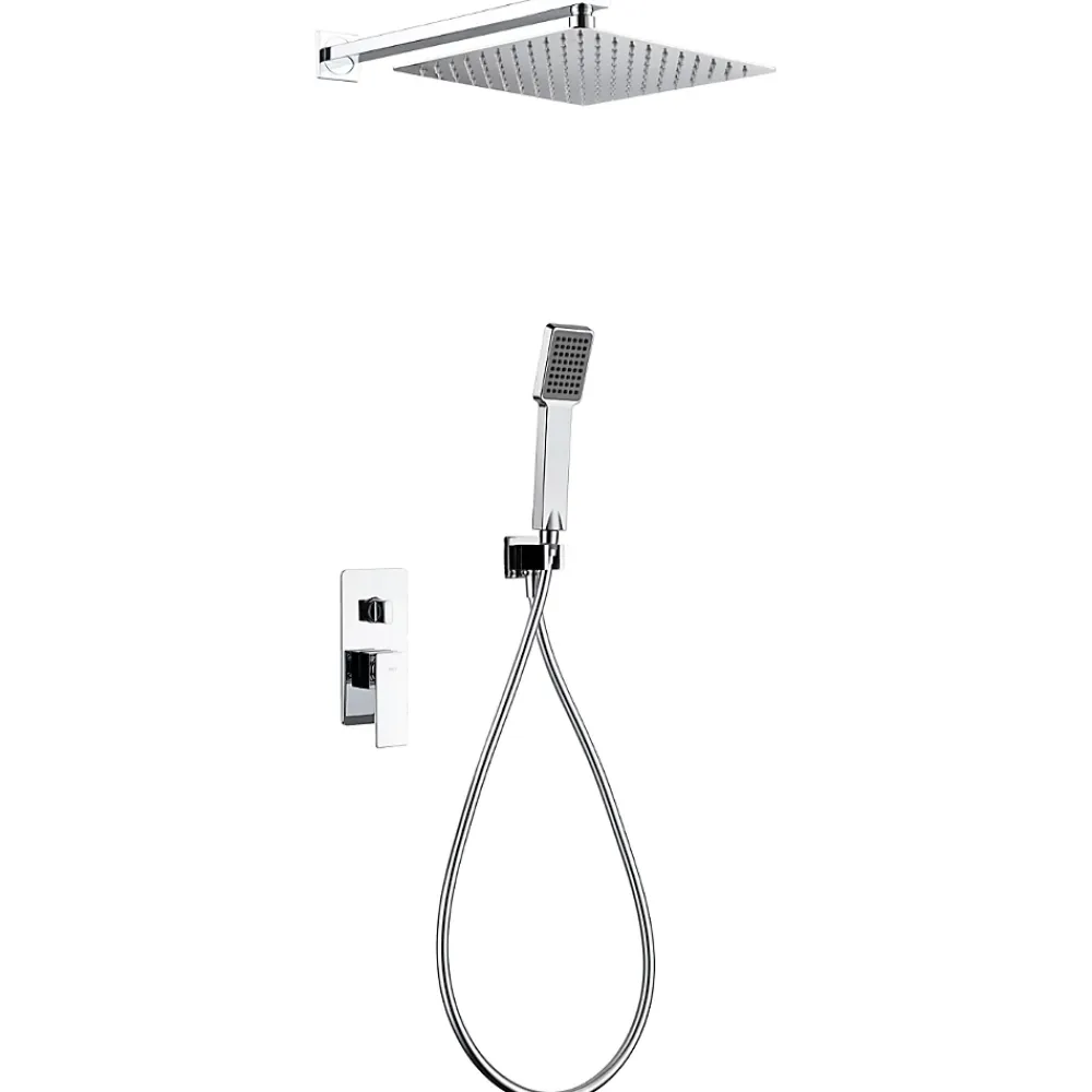 Imex Colonne de Douche Encastrée Anti-Calcaire Chrome PISA GPP048