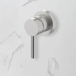Colonne De Douche Encastrable|Bellegno Colonne de douche encastrée thermostatique MINIMALISTA acier brossé