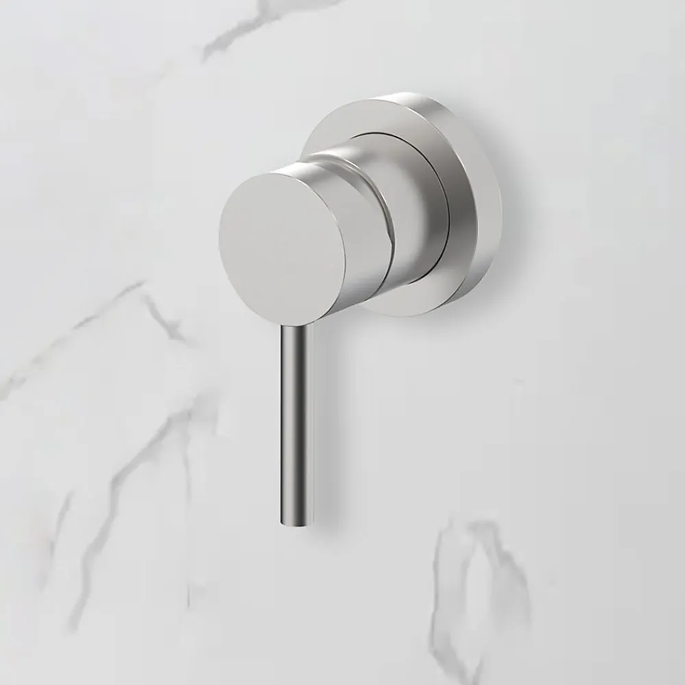 Colonne De Douche Encastrable|Bellegno Colonne de douche encastrée thermostatique MINIMALISTA acier brossé