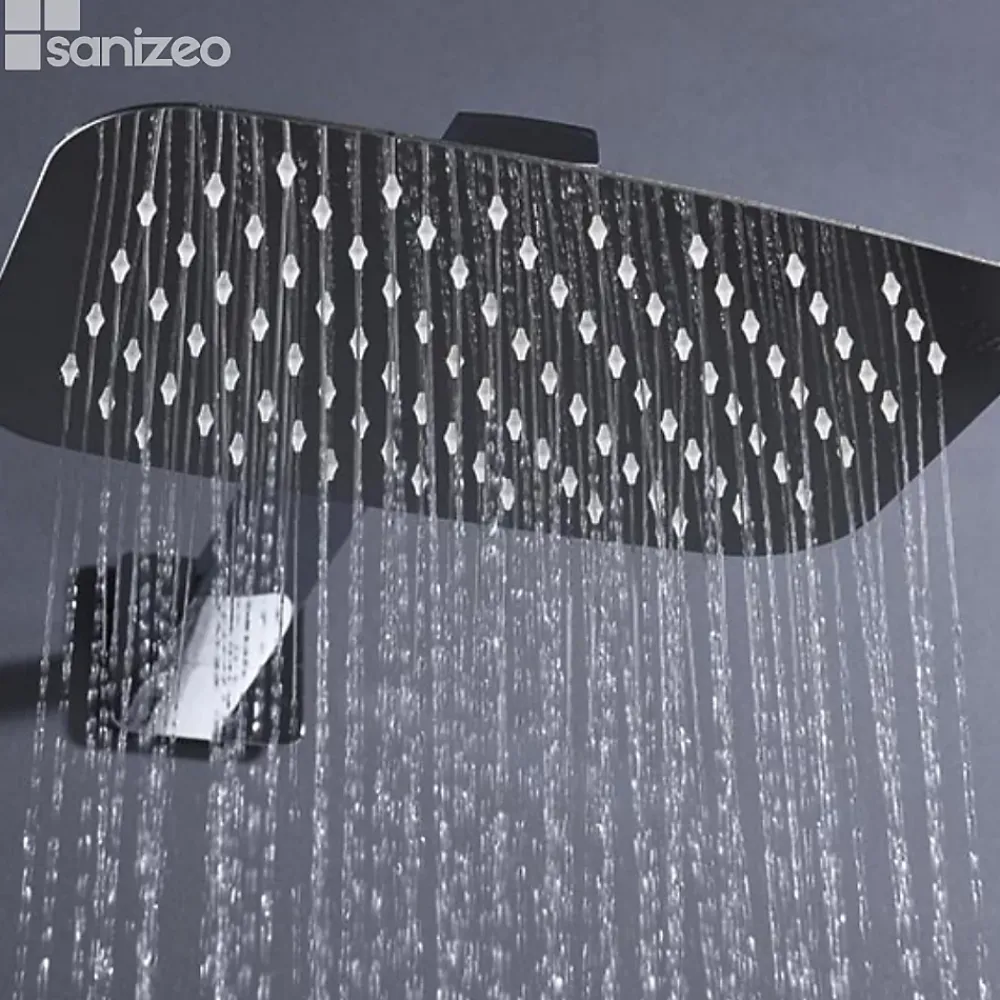 Colonne De Douche Encastrable|Imex Colonne de Douche Encastrée Anti-Calcaire Chrome HIDRA GPH035