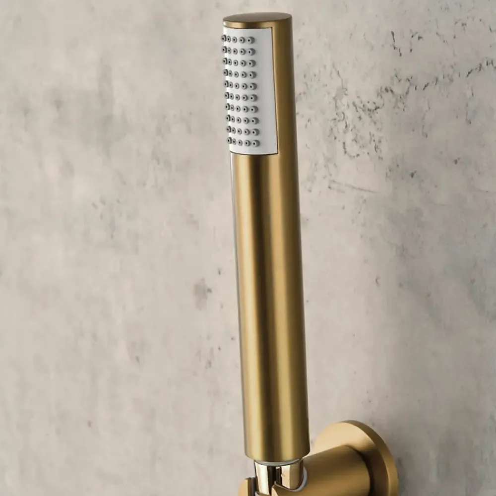 Imex Colonne de Douche Encastrée Thermostatique Anti-Calcaire Or Brossé MONZA GTD038/OC