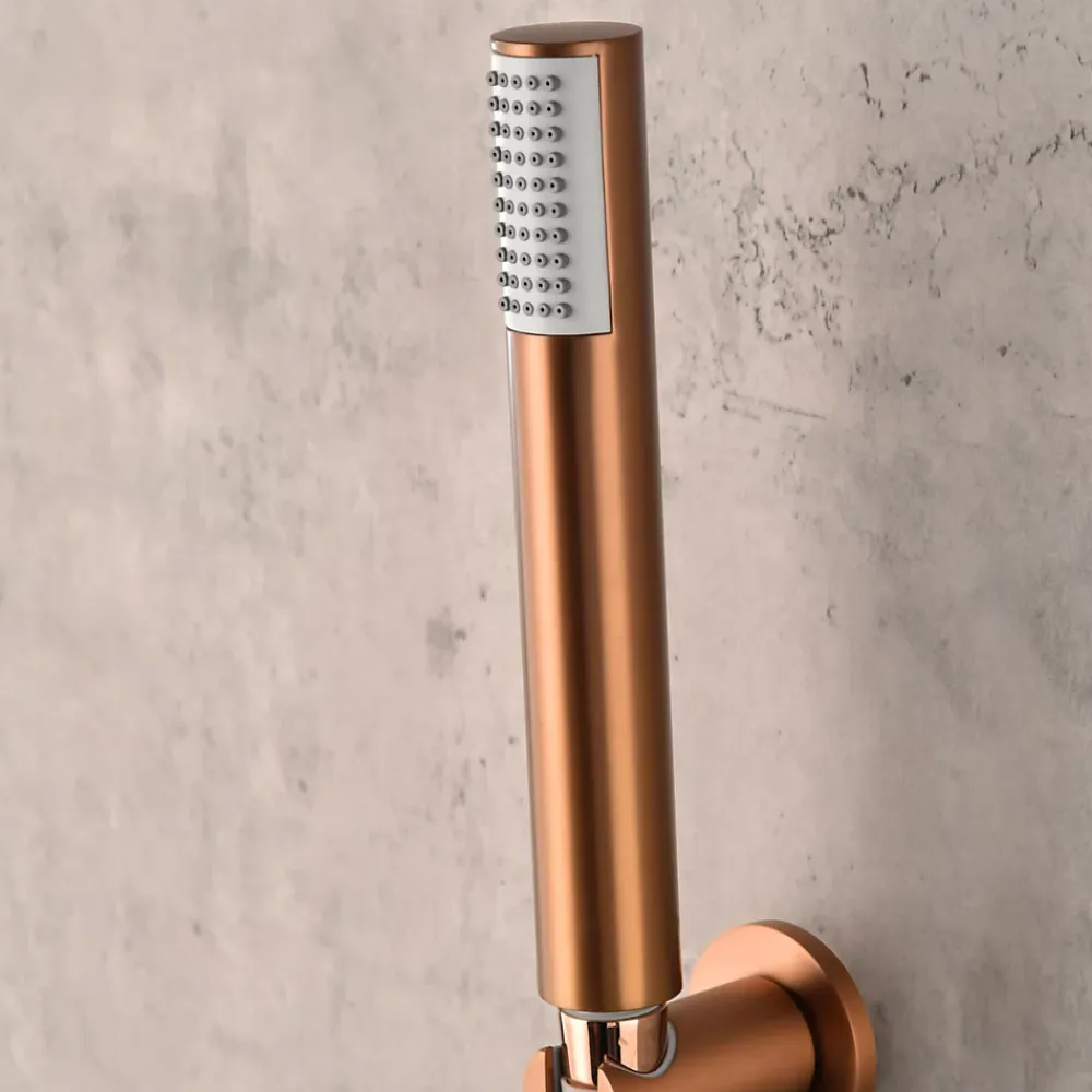 Imex Colonne de Douche Encastrée Thermostatique Anti-Calcaire Or Rose Cuivré MONZA GTM039/ORC