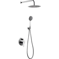 Colonne De Douche Encastrable|Imex Colonne de Douche Encastrée Anti-Calcaire Chrome BELGICA GPZ044