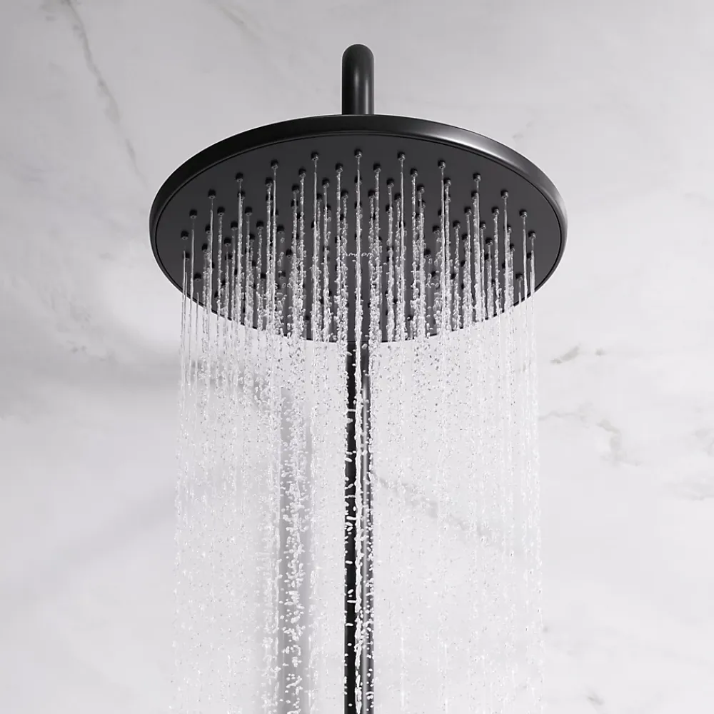 Colonne De Douche Sans Robinetterie|Am.Pm Europe Colonne de douche et bain baignoire sans robinet Gem Noir F0790022 AM.PM