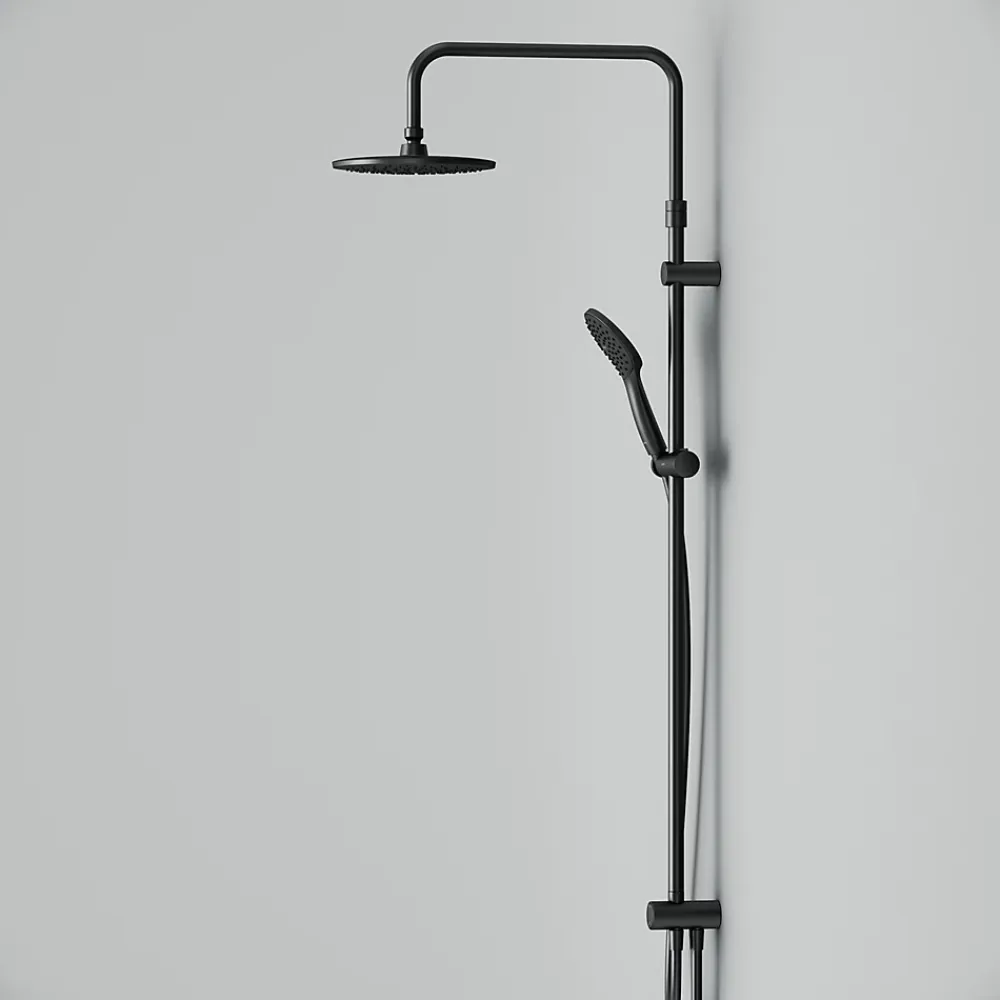 Colonne De Douche Sans Robinetterie|Am.Pm Europe Colonne de douche et bain baignoire sans robinet Gem Noir F0790022 AM.PM