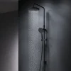 Colonne De Douche Sans Robinetterie|Am.Pm Europe Colonne de douche et bain baignoire sans batterie Système de douche Pommeau de douche, Noir, F07TA022 Hit AM.PM