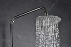 Imex Products Colonne de douche externe CURVED Thermostatique Canon de fusilChroméNoir matCanon de fusilOr brosséOr rose brossé Colonne de douc