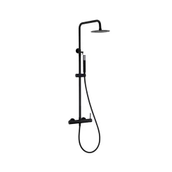 Imex Products Colonne de douche externe CURVED Mitigeur monocommande Noir (mat)ChroméNoir matCanon de fusilOr brosséOr rose brossé Colonne de d