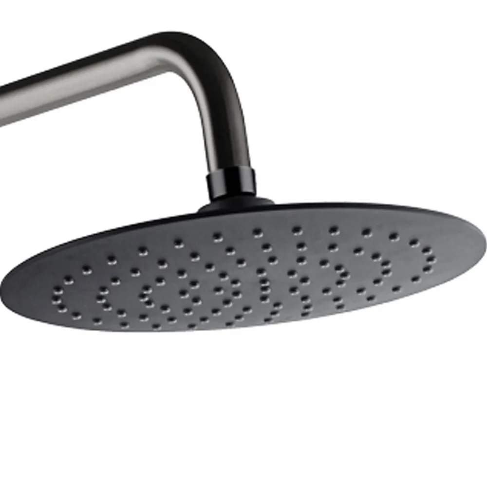 Essebagno Colonne de douche façon inox et noir avec thermostatique Kissy
