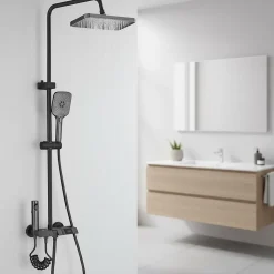 Signature Colonne de douche graphite avec affichage température LED