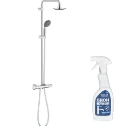 Grohe Colonne de douche Vitalio Start System 160 avec nettoyant robinetterie GrohClean