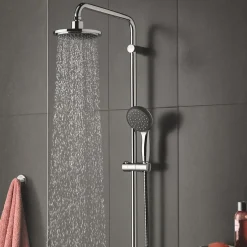 Grohe Colonne de douche Vitalio Start System 160 avec nettoyant robinetterie GrohClean