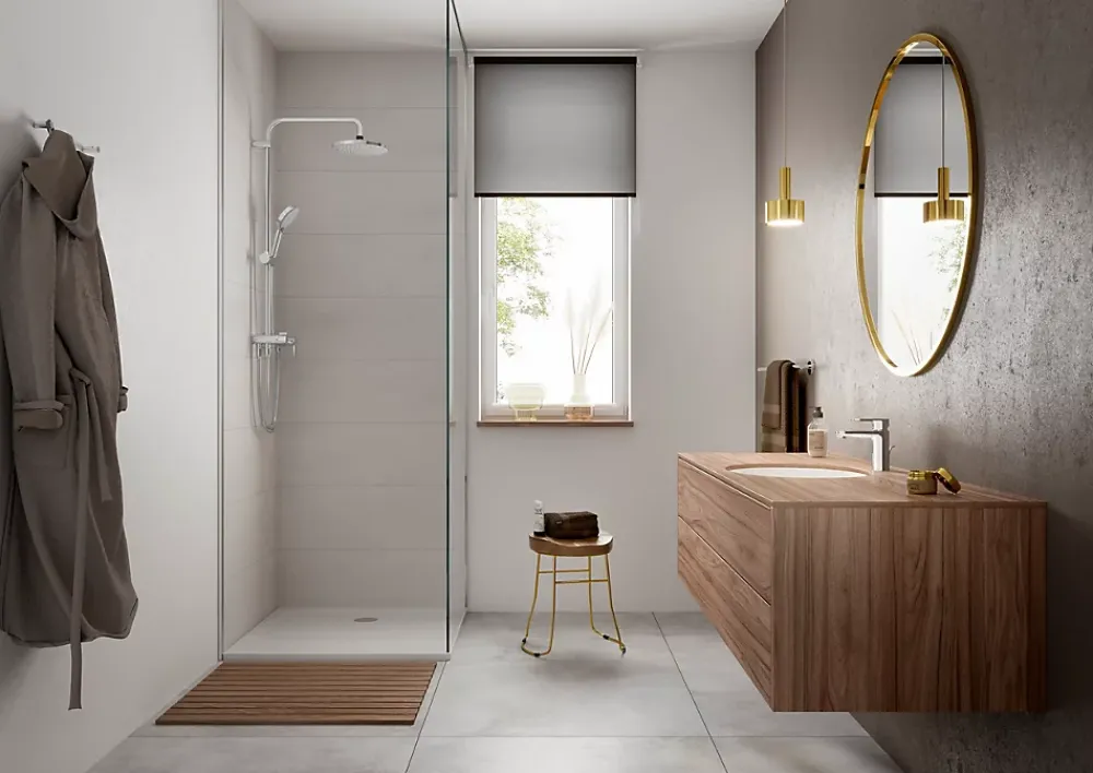 Colonne De Douche Sans Robinetterie|Hansgrohe Colonne de douche Reno Vernis Blend Eco