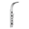 Vente-unique Colonne de douche hydromassante - Argenté - 20 x 150 cm - TYRA