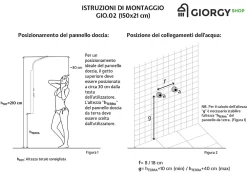 Laneri Colonne de douche hydromassage avec quatre fonctions en acier brossé