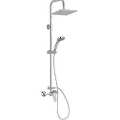 Colonne De Douche Mécanique|Jacob Delafon Colonne de douche Colette mécanique 4 jets chrome