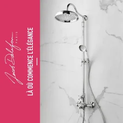 Jacob Delafon Colonne de douche Cléo 1889 chromé