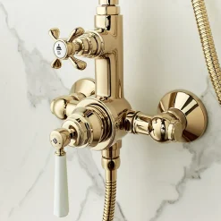 Jacob Delafon Colonne de douche Cléo 1889 or beige
