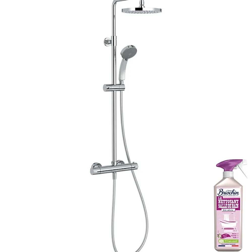 Jacob Delafon Colonne de douche Simone + nettoyant Briochin