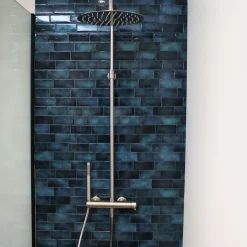Colonne De Douche Mécanique|Essebagno Colonne de douche mécanique façon inox Luisa