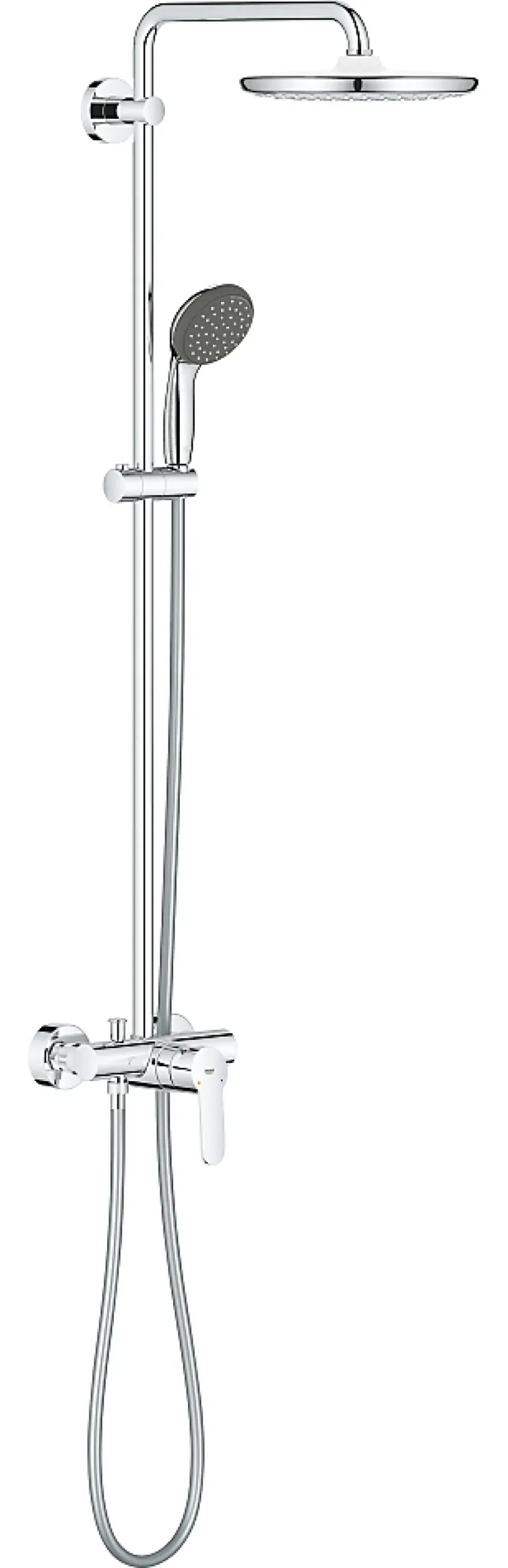Colonne De Douche Mécanique|Grohe Colonne de douche mécanique chrome Vitalio Start 250