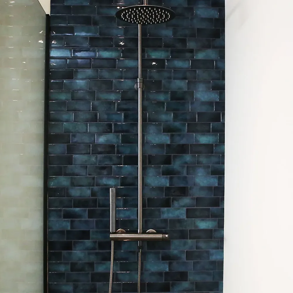 Essebagno Colonne de douche mécanique, gun metal, Esserondo