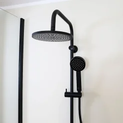 Essebagno Colonne de douche mécanique noire Target