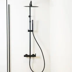 Essebagno Colonne de douche mécanique noire 300 Delice II