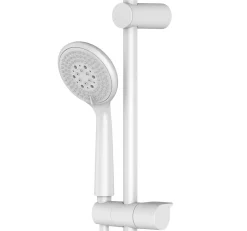 GoodHome Colonne de douche mécanique blanche avec douchette et pomme de tête, Cavally
