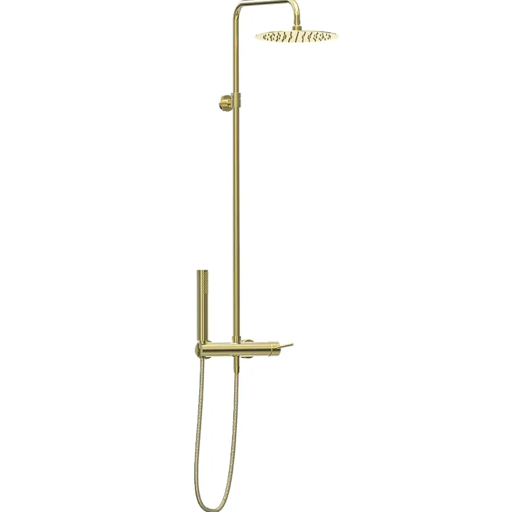 Essebagno Colonne de douche mécanique or Kiwo