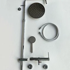 Essebagno Colonne de douche mécanique chrome 250 Lollipop II