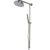 Colonne De Douche Thermostatique|Autres Colonne de douche nickel combiné pommeau et douchette reglable Sans robinet