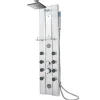 Tectake Colonne de douche Panneau de douche en Aluminium argent