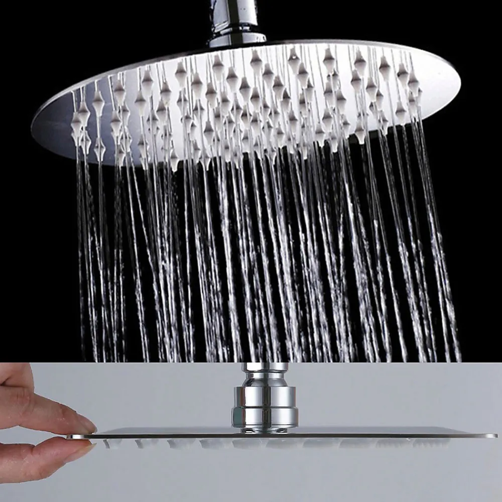 Colonne De Douche Mécanique|Kibath Colonne de douche ronde monocommande TOR, 83-126 cm, finition chrome poli, en laiton