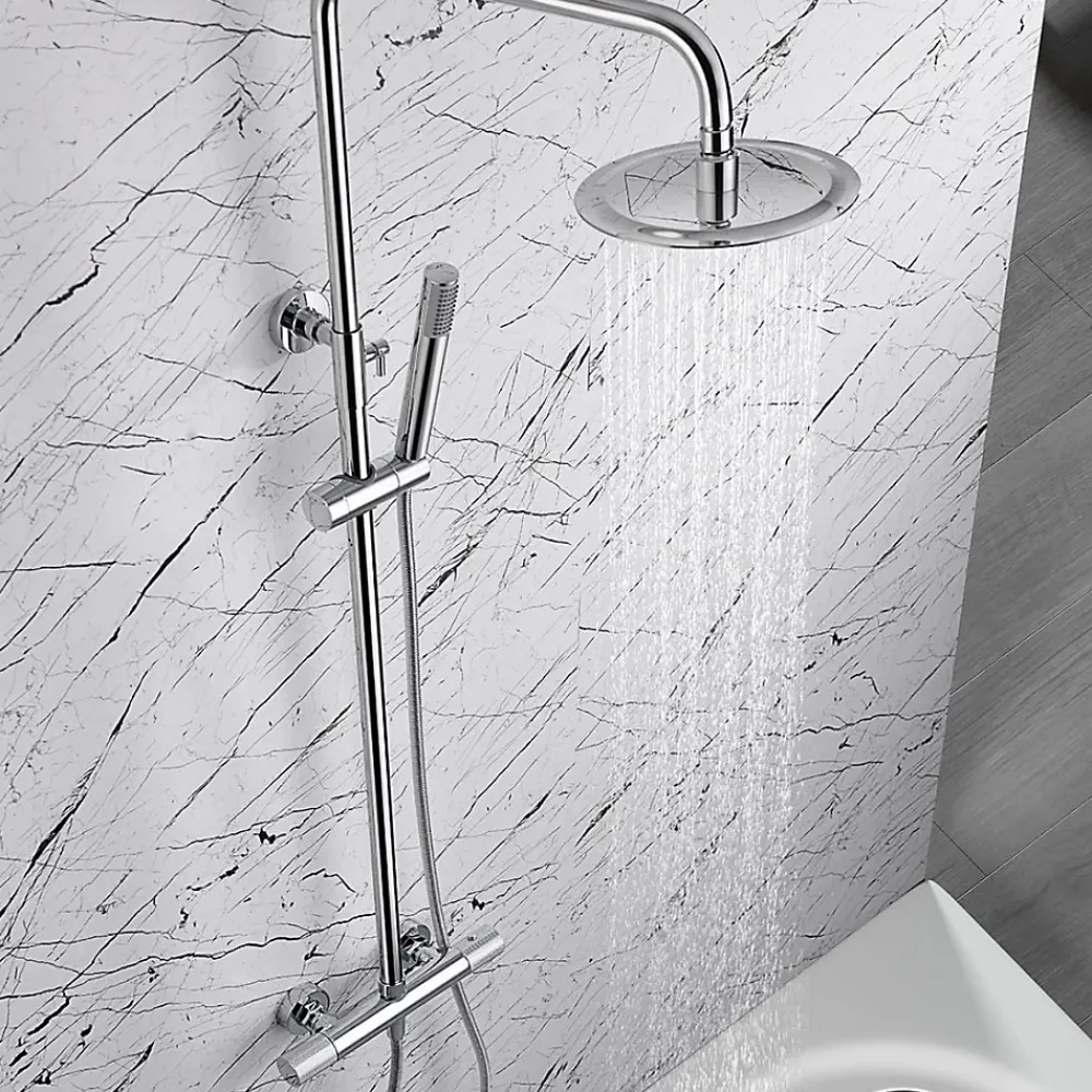 Colonne De Douche Thermostatique|Imex Colonne de Douche Thermostatique Anti-Calcaire Chrome MONZA BTD038