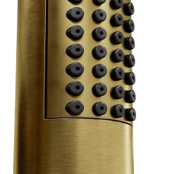 GoodHome Colonne de douche thermostatique, doré, Owens