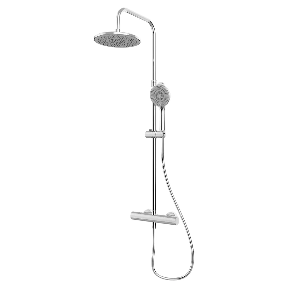 Colonne De Douche Thermostatique| Colonne de douche thermostatique chrome Hanalei