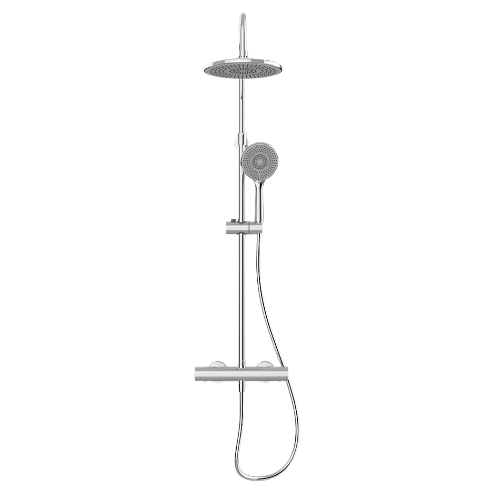 Colonne De Douche Thermostatique| Colonne de douche thermostatique chrome Hanalei