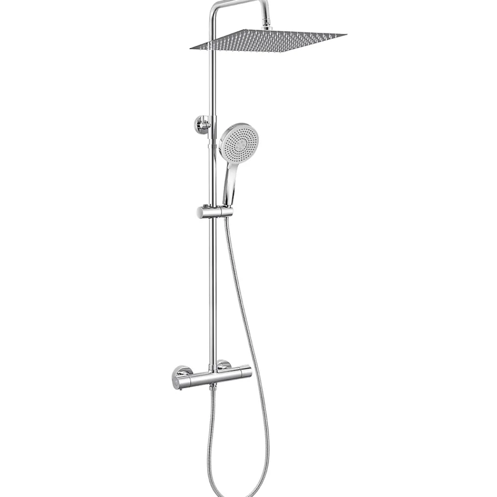 Colonne De Douche Thermostatique|Sofetiy Max Colonne de Douche Thermostatique 5 Fonctions, Ensemble de Douche , Douche avec Tête de Douche de 12 pouces