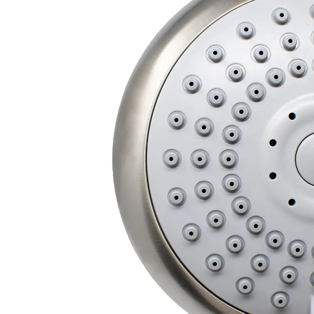 Colonne De Douche Thermostatique|Schulte Colonne de douche thermostatique avec pommeau + douchette + flexible + barre réglable, coloris inox, Rain