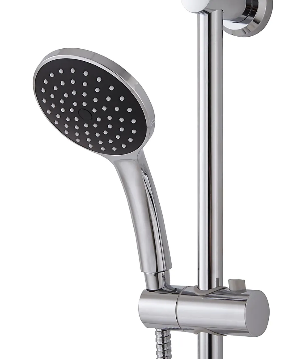 Colonne De Douche Thermostatique|Cooke & Lewis Colonne de douche thermostatique effet chromé avec douchette et pommeau, Lidia